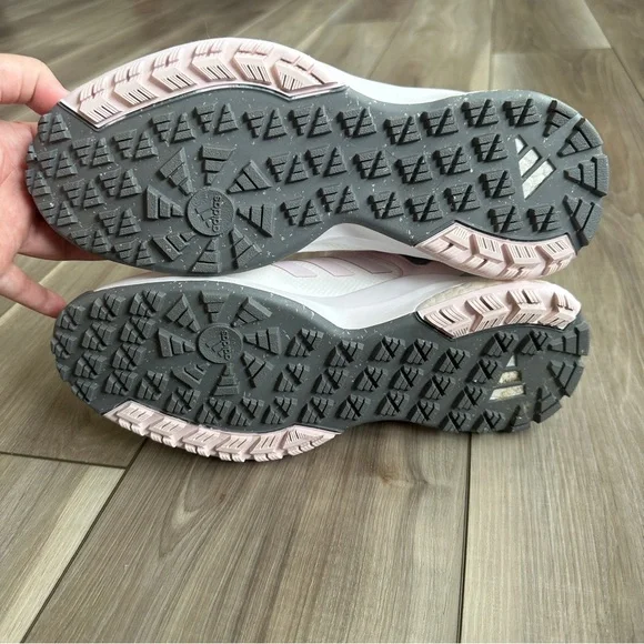 adidas Women’s EQT Spikeless Golf Shoes 7.5 Cloud White / Pink / Grey - Picture 15 of 15